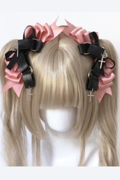 ダークスイートリボンヘアピン