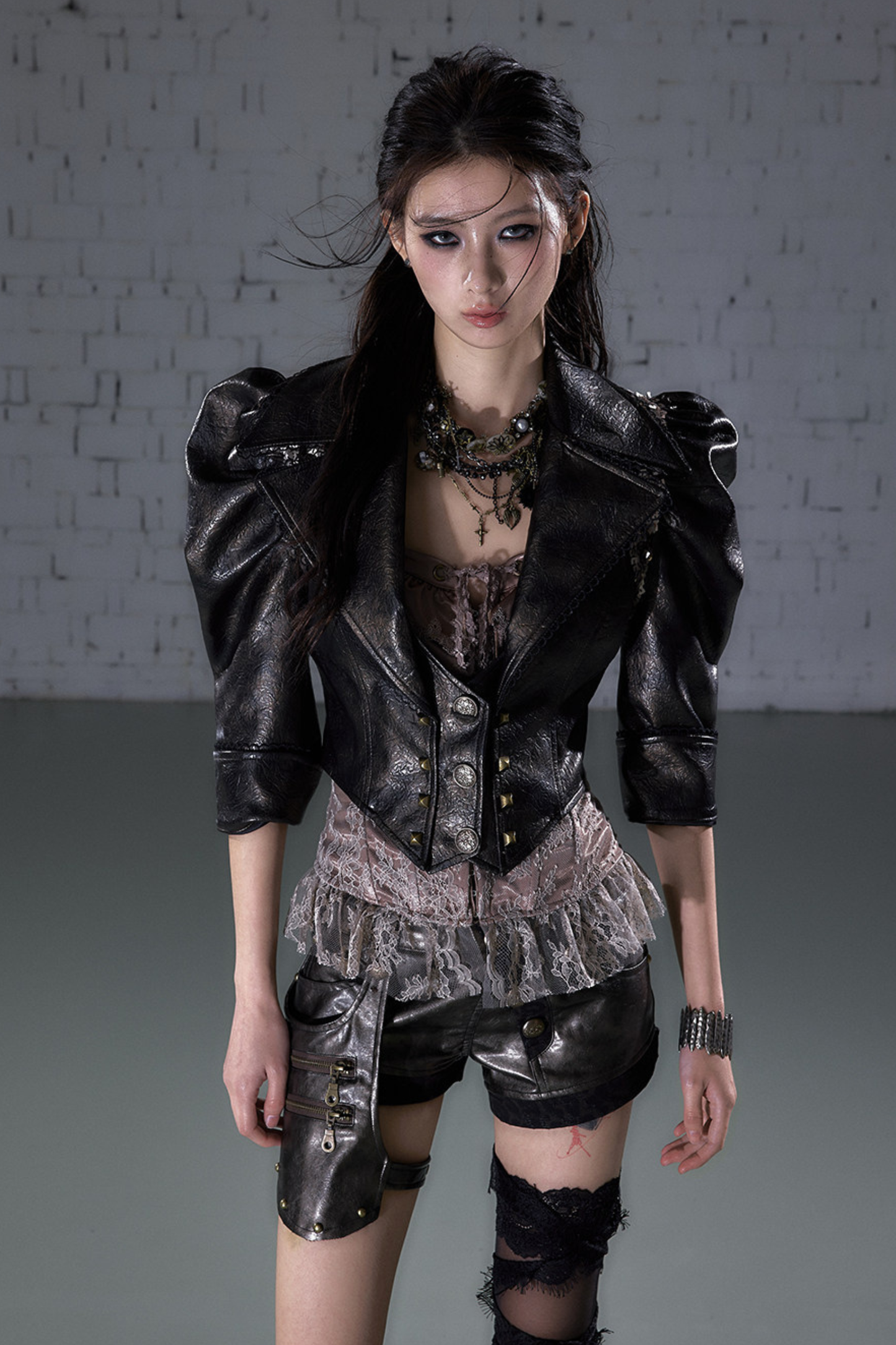 Punk-Night-Lederjacke