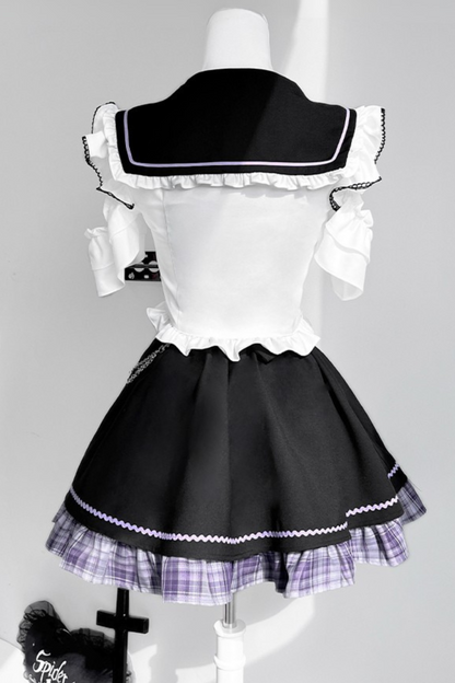 ドリームスターフリルセーラーカラーセットアップ＋レッグカバー