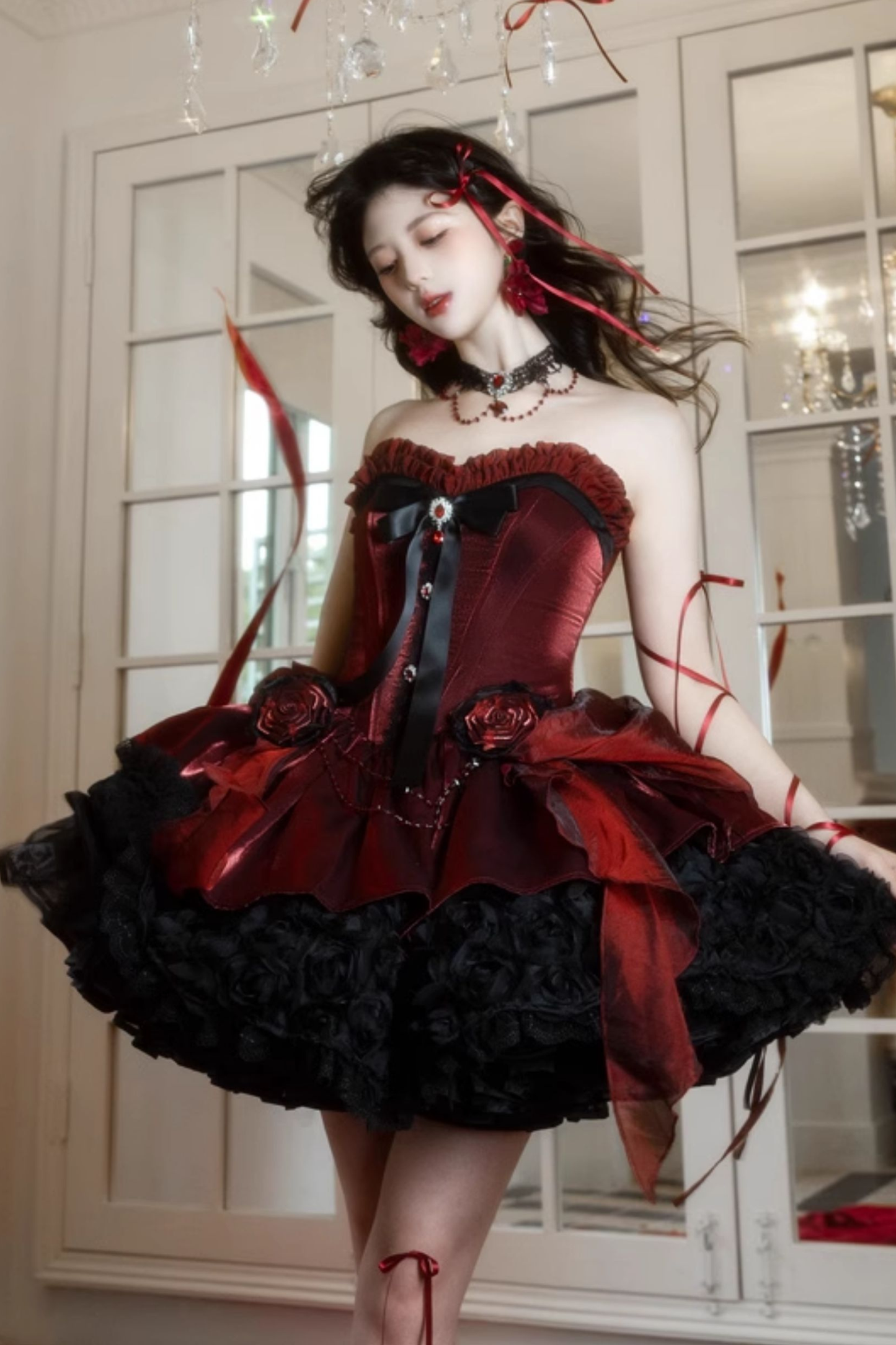 エレガントゴシックドールドレスセット