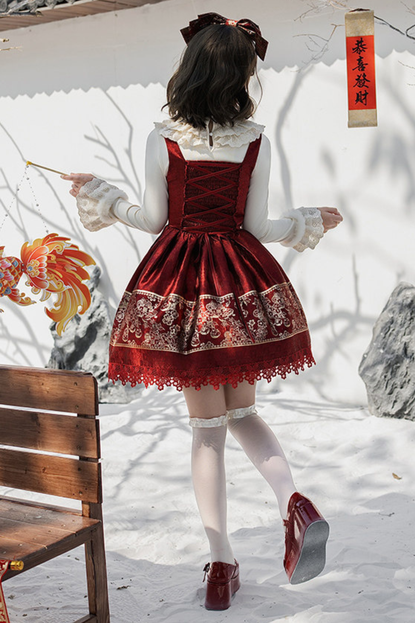 China Gorgeous Doll Dress + Top + Catsuit