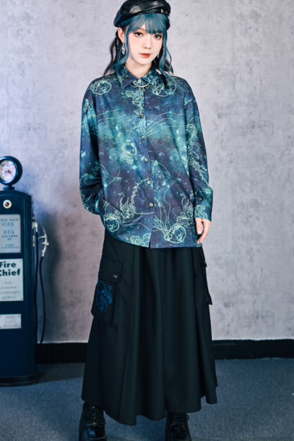 シックワイドレッグパンツ