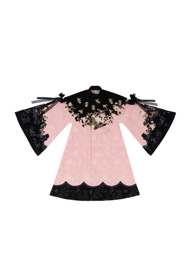 チャイナロングジャケット+スカート