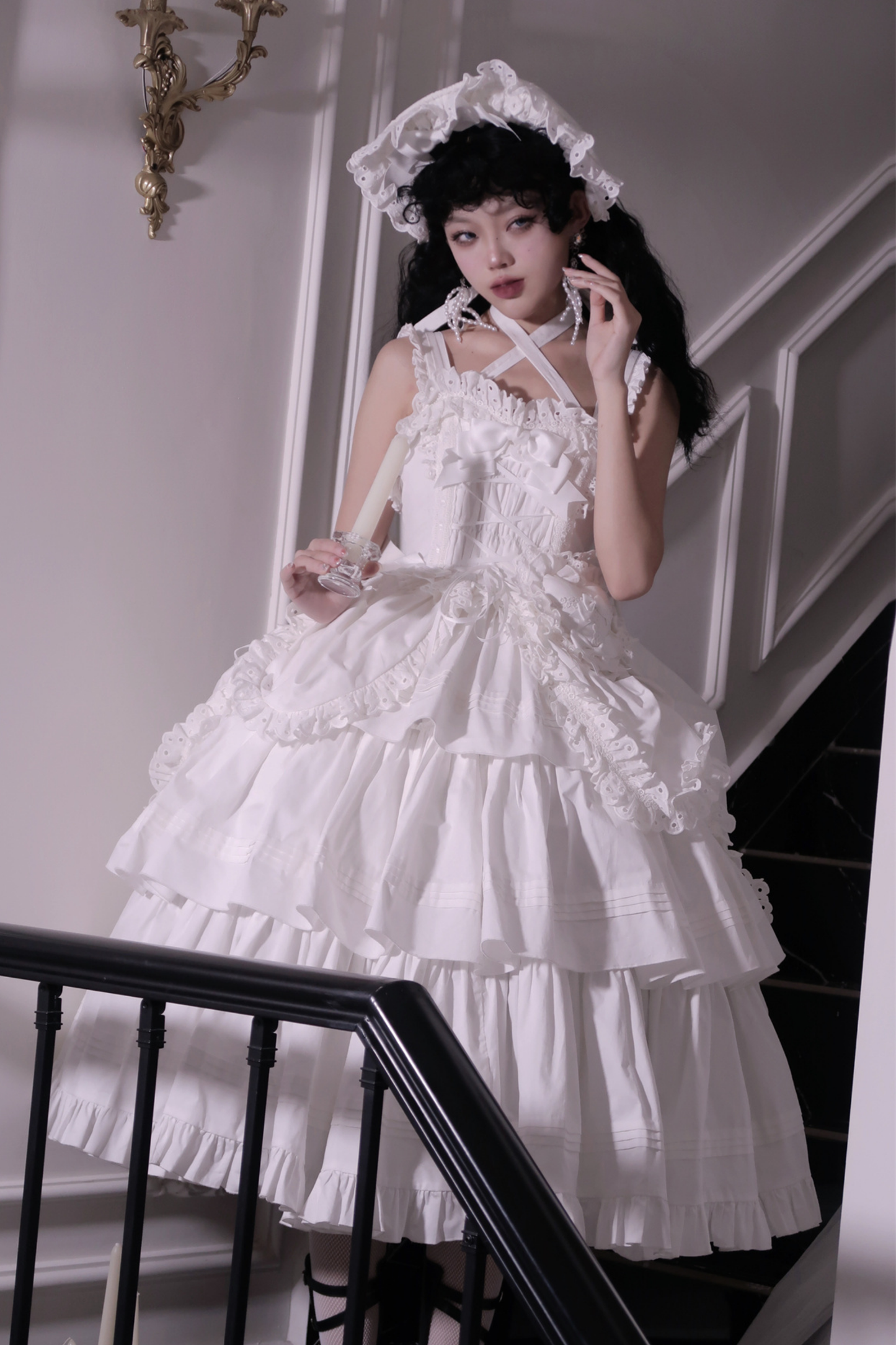 Lace Goth Subculture Dark Star Island Lolita Dress