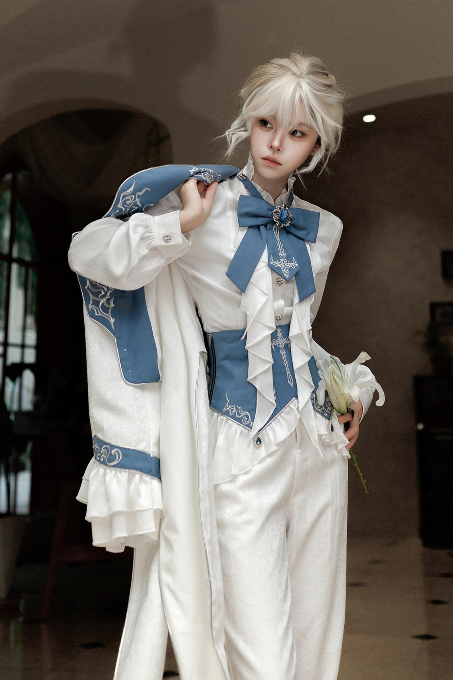 Moonlight Prince Jacket + Top + Corset + Pants