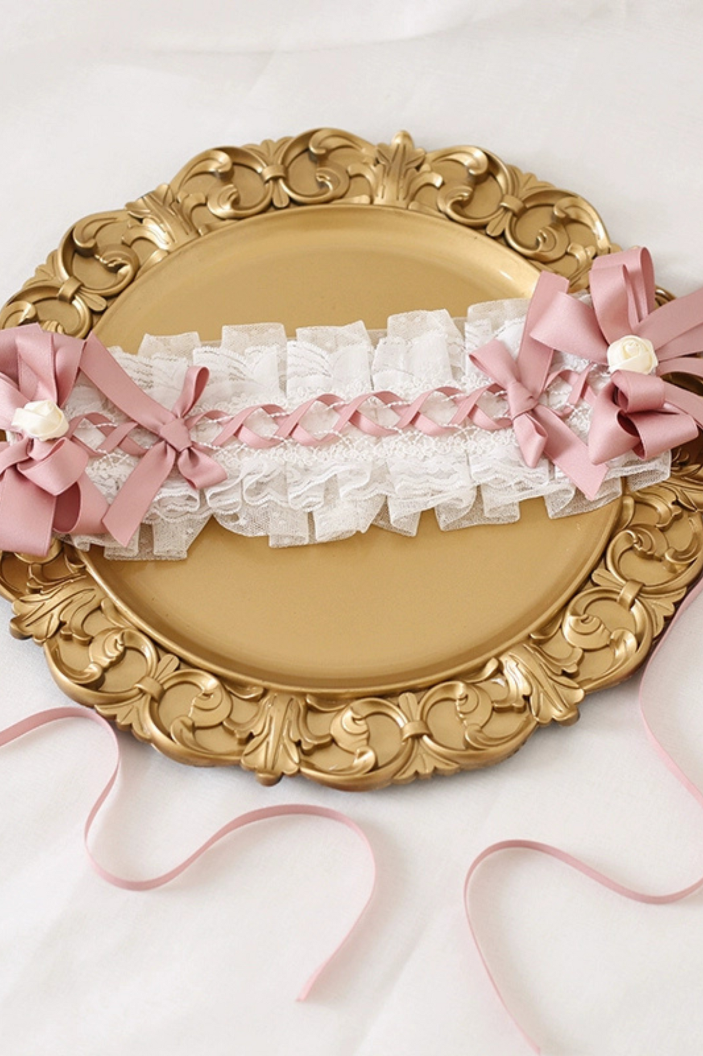 Girly Pink Ruffle Lolita Accessories