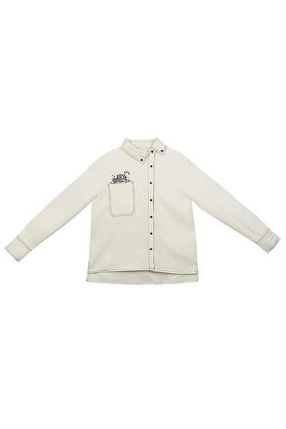 Swan genderless retro shirt