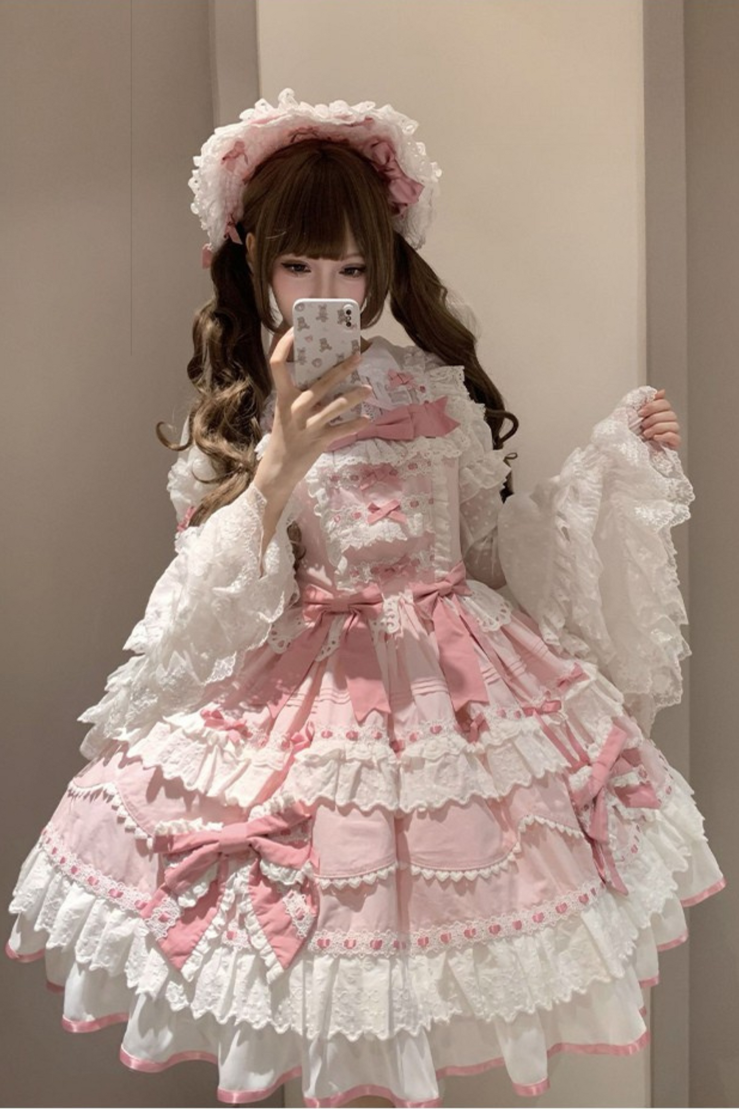 [Pre-order product] Lily's Tea Party Antique Lolita Dress Complete