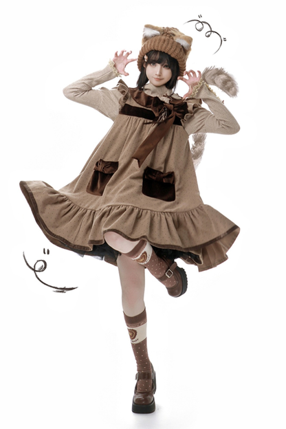 エーデルワイスフライスリーブドレス