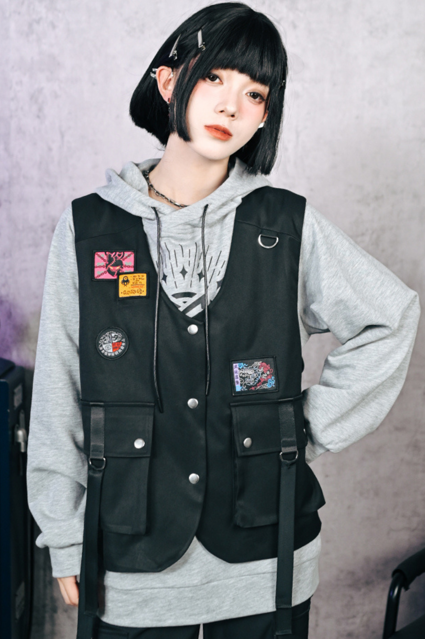 ワークウェアスタイルストリートベスト