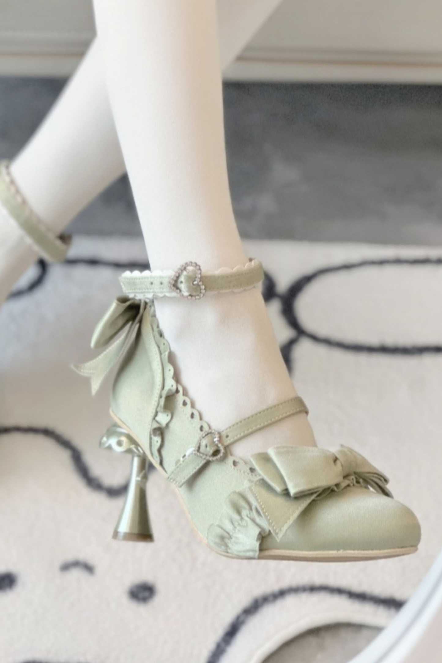 クラップリボンロリータシューズ