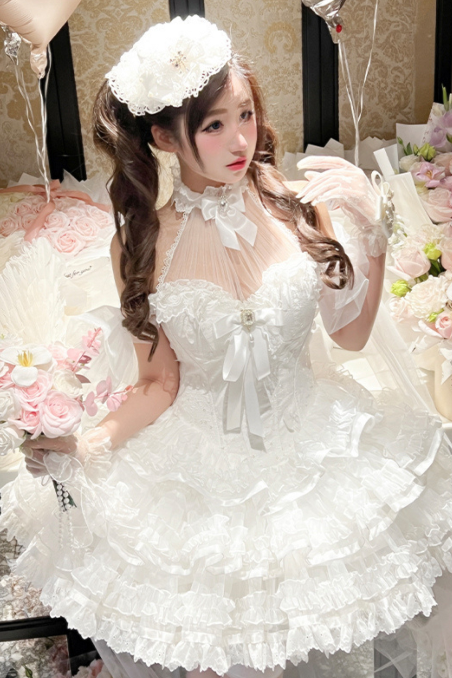 Short Swan Lolita Dress