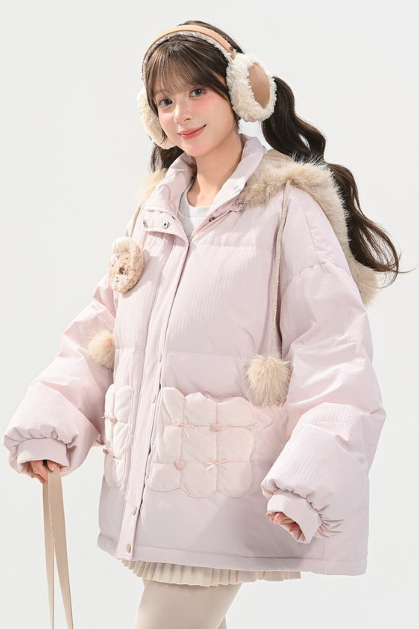 ベアフードスイートダウンジャケット