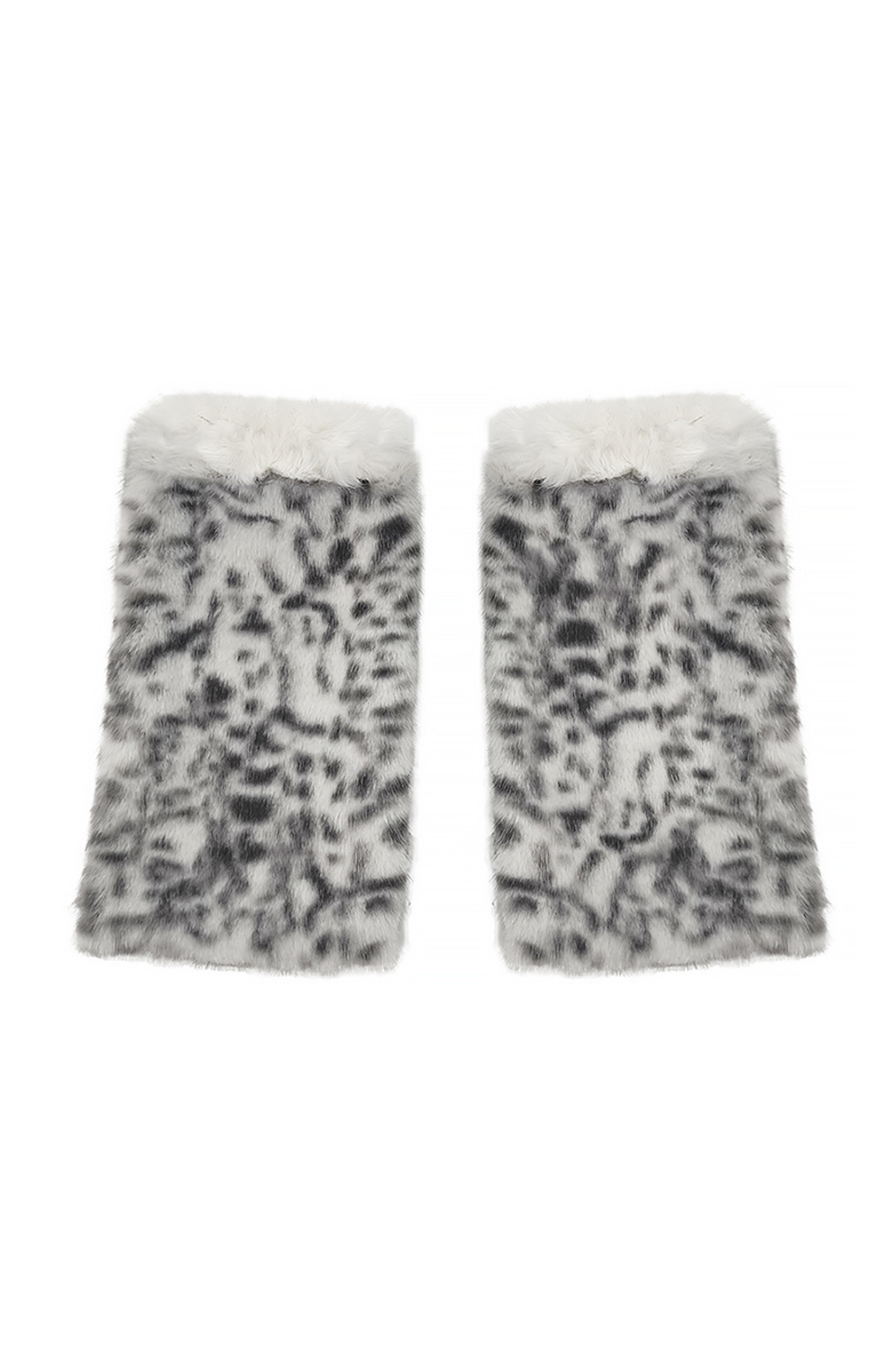 Tabby leopard print top + skirt + leg covers