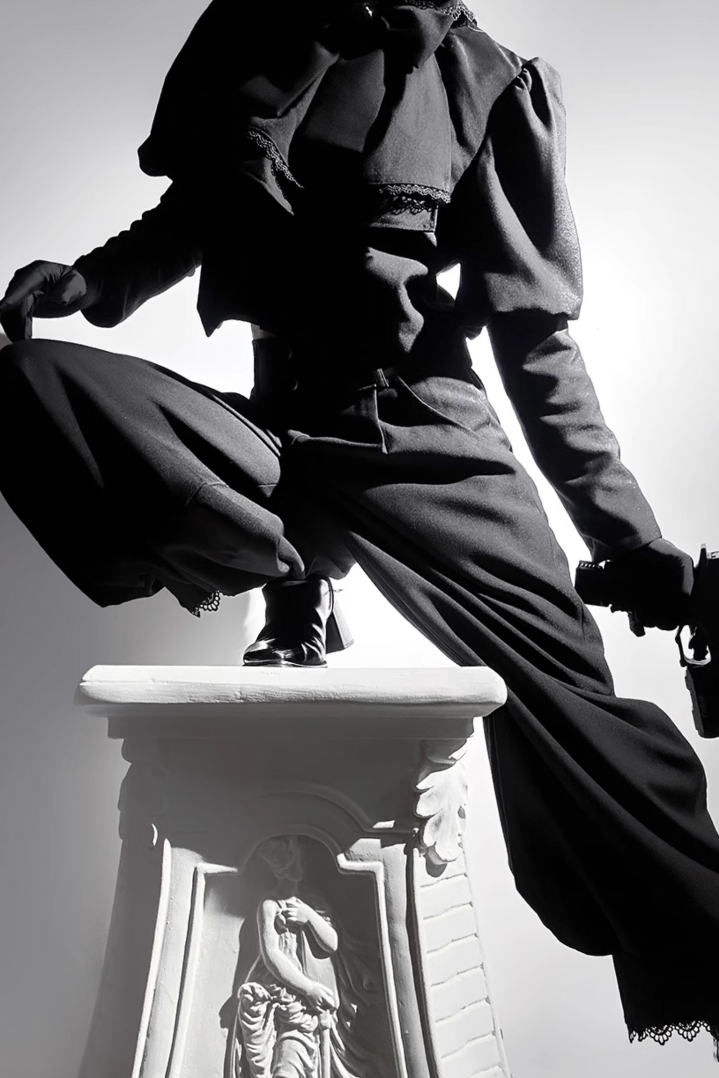 レトロゴシックロリータジャケット+パンツ