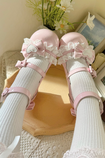 レースリボンロリータシューズ