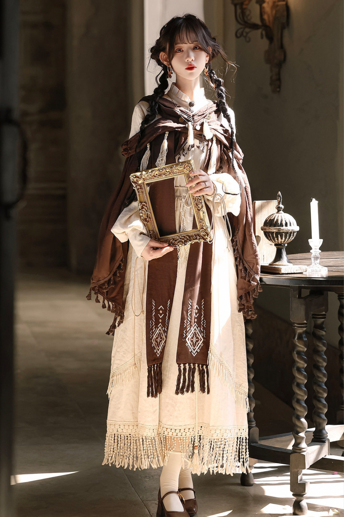 Dream Weaver Dress + Outerwear + Necklace