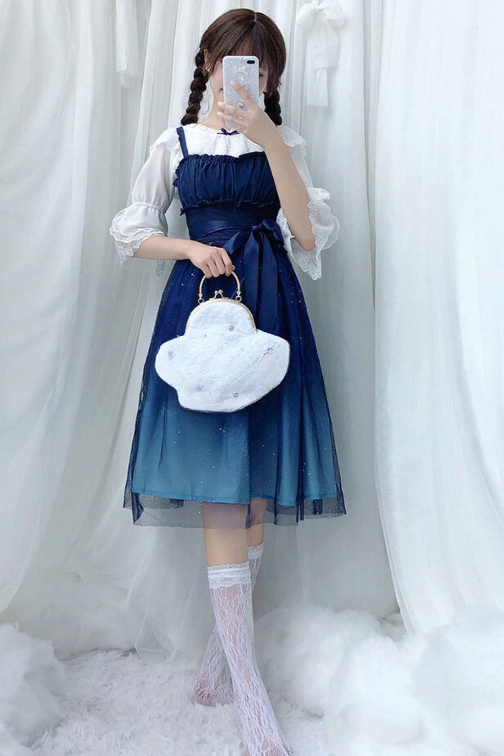 Fairy Lolita Starry Sky Dress Setup