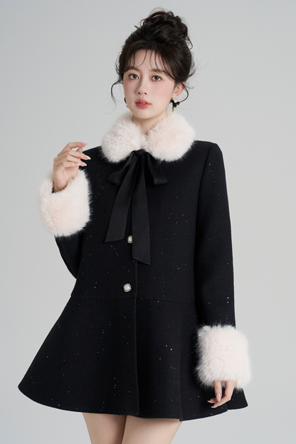 フレンチウールンファーコラルコート