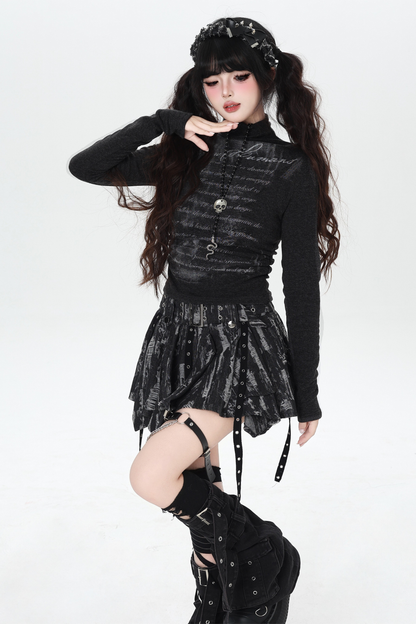 ダークスリムフィットフリーストップス