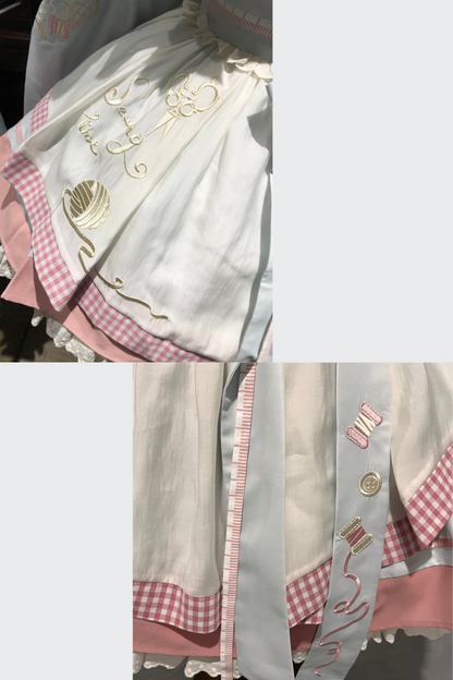 【12月6日予約締切】チャイナロリータエンブロイダリーメイドドレスセット＋ボンネット