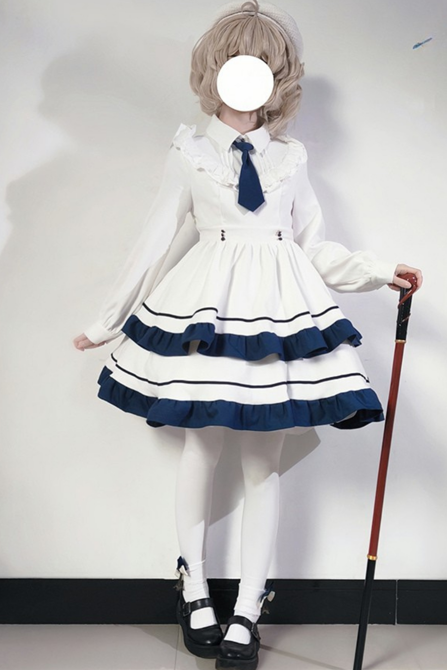 College Style Lolita Dress + Cape