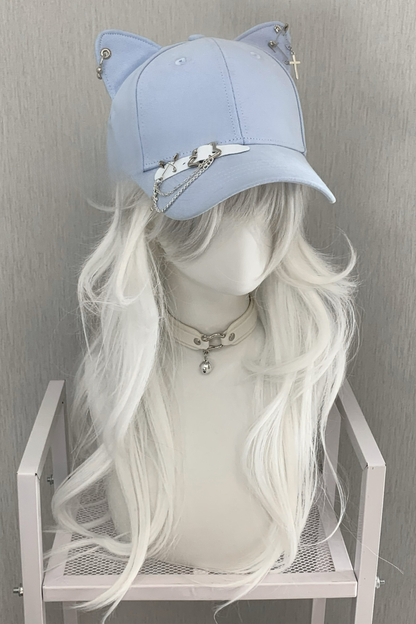 Cat Ear Metal Baseball Cap