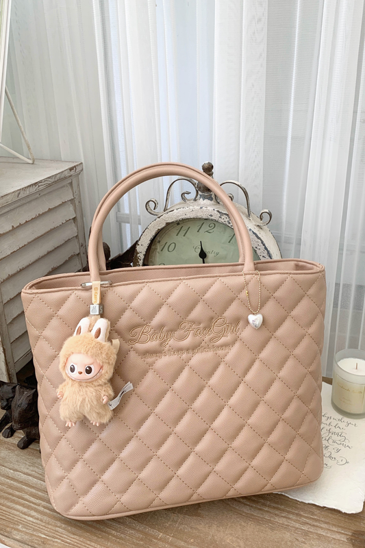 스위트 퀼팅 토트백