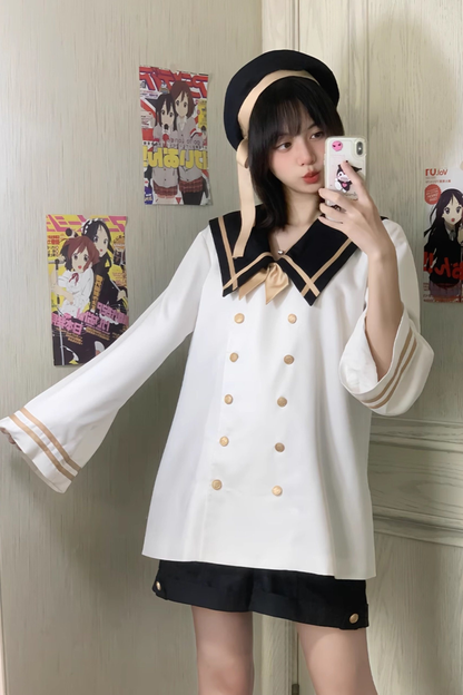 Prince Big Sailor Top + Pants + Beret + Tie + Socks