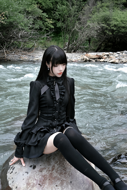 ナイトビジットゴシックレトロドレス