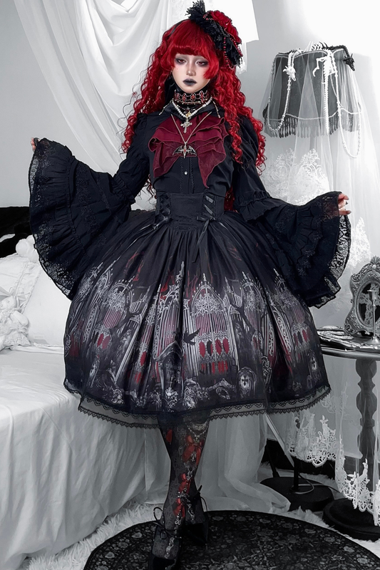 【4月16日予約締切】レイブンシャドウゴシックスカート