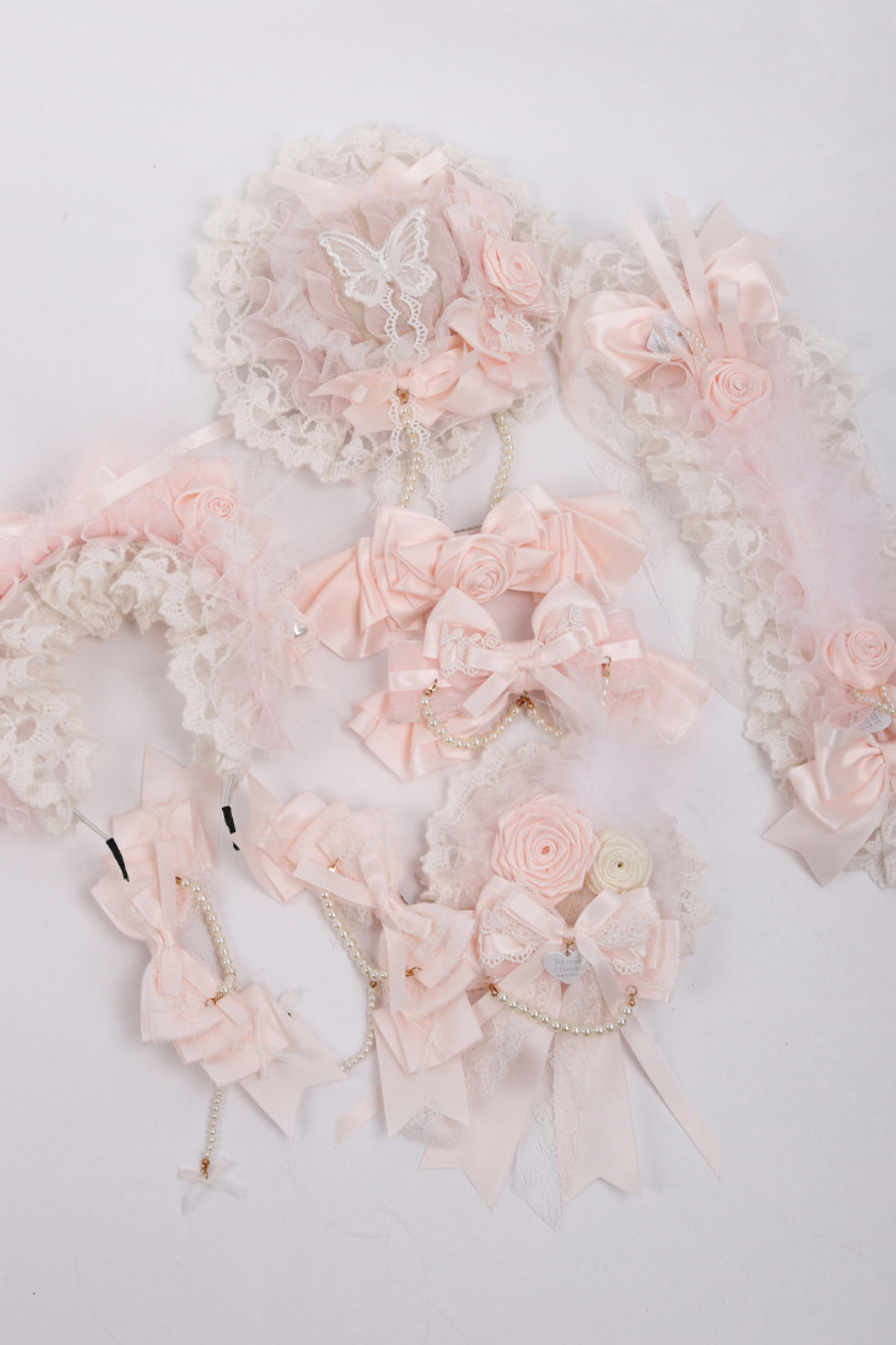 Milk Pink Lace Headband
