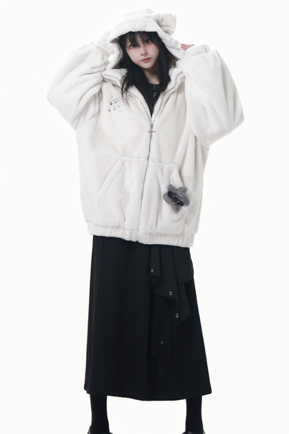 クマフードスターショートコート