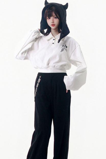 Blackberry Hooded Jacket + Top + Pants + Skirt