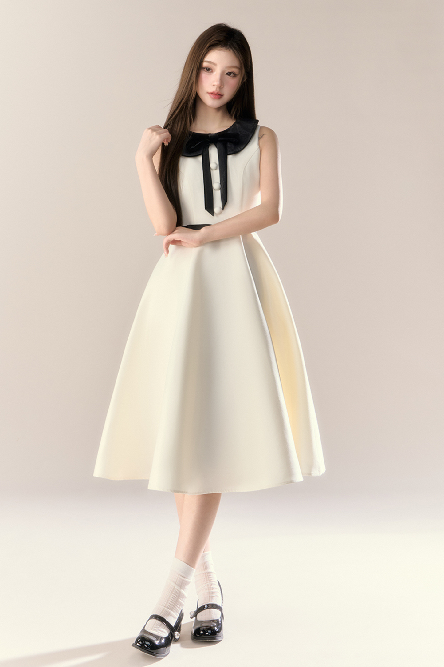 フレンチエリザベスケープドレス