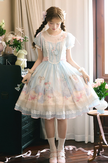 Pure fantasy cabinet dress + jumper skirt + apron