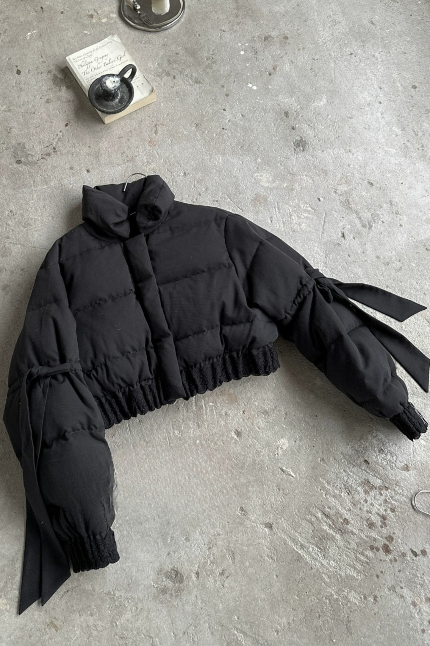 シフォンゴシックバッスルフリルドレスセット