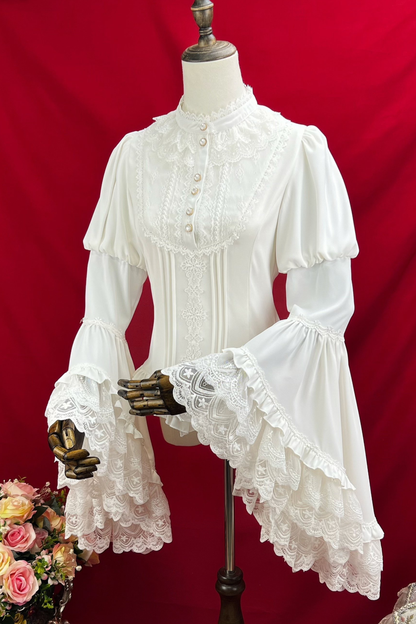Stand collar princess sleeve Lolita blouse