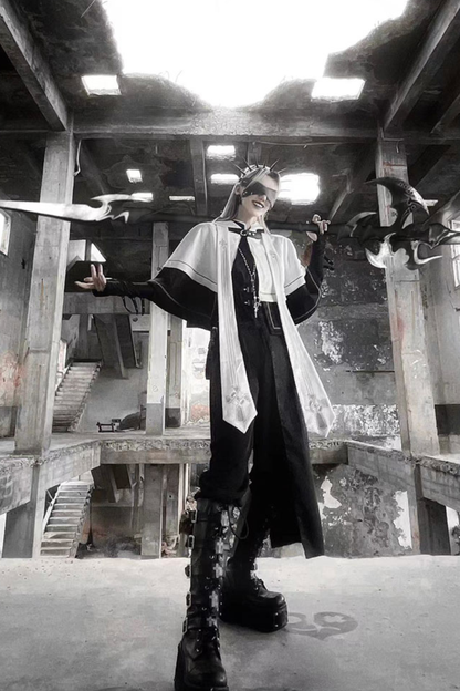 Gothic cape + shorts + long pants