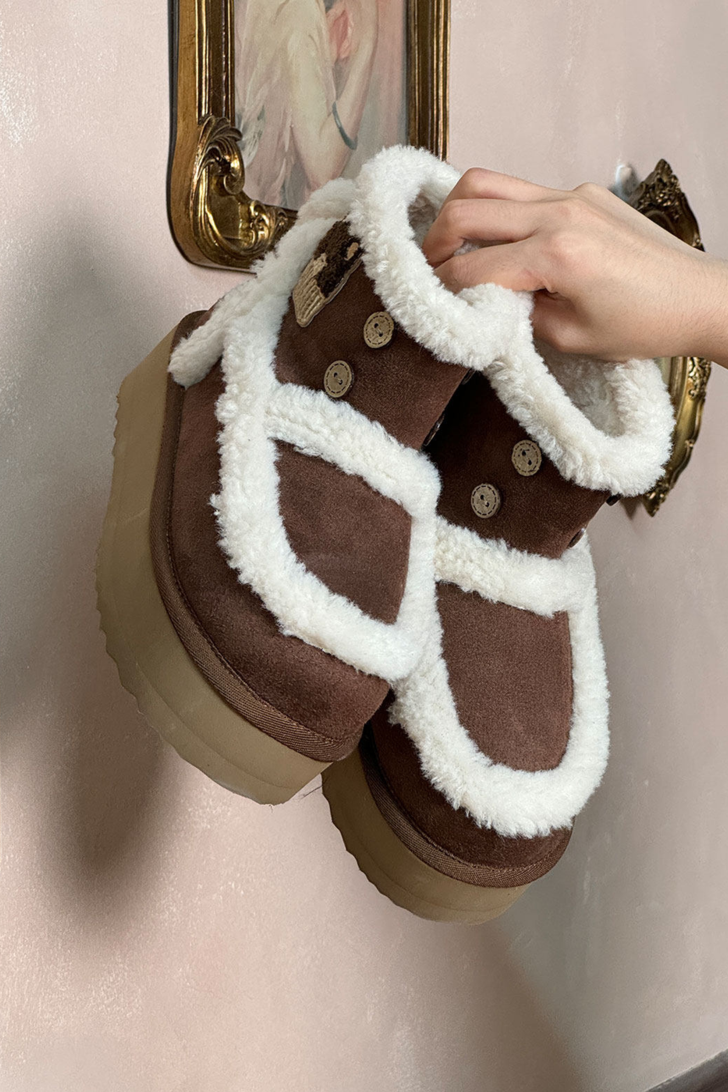 Lolita Fleece Line Snow Boots