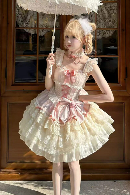 프린세스 큐트 스위트 로리타 드레스 + 테일