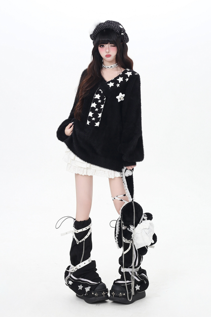 Star Design Loose Top