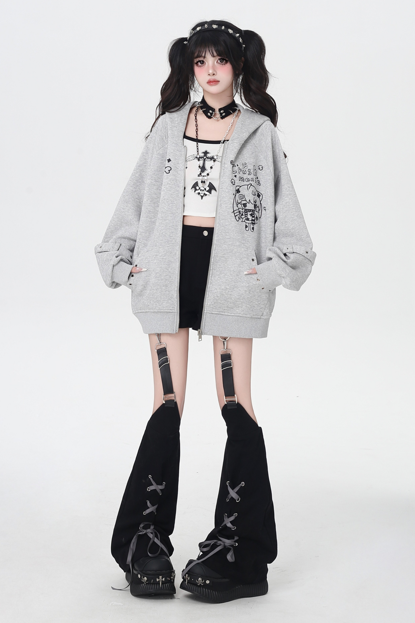 Cat Ear Hood Loose Hoodie