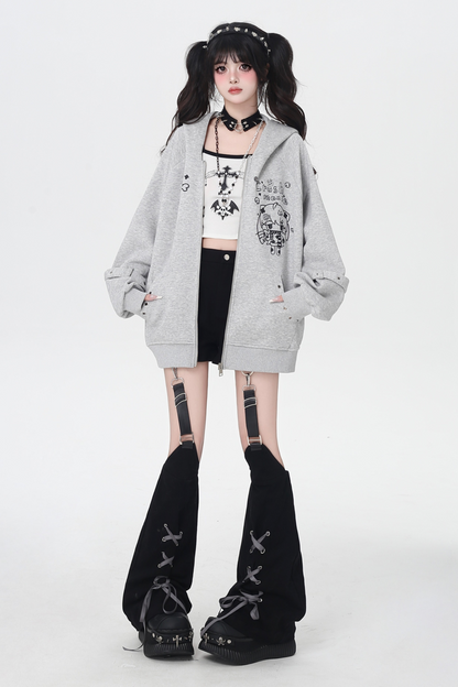 Cat Ear Hood Loose Hoodie