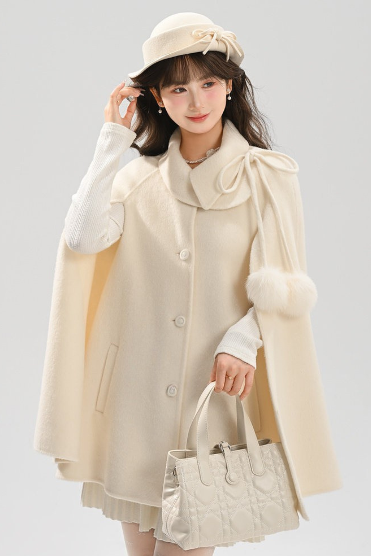 ガールスタイルケープコート