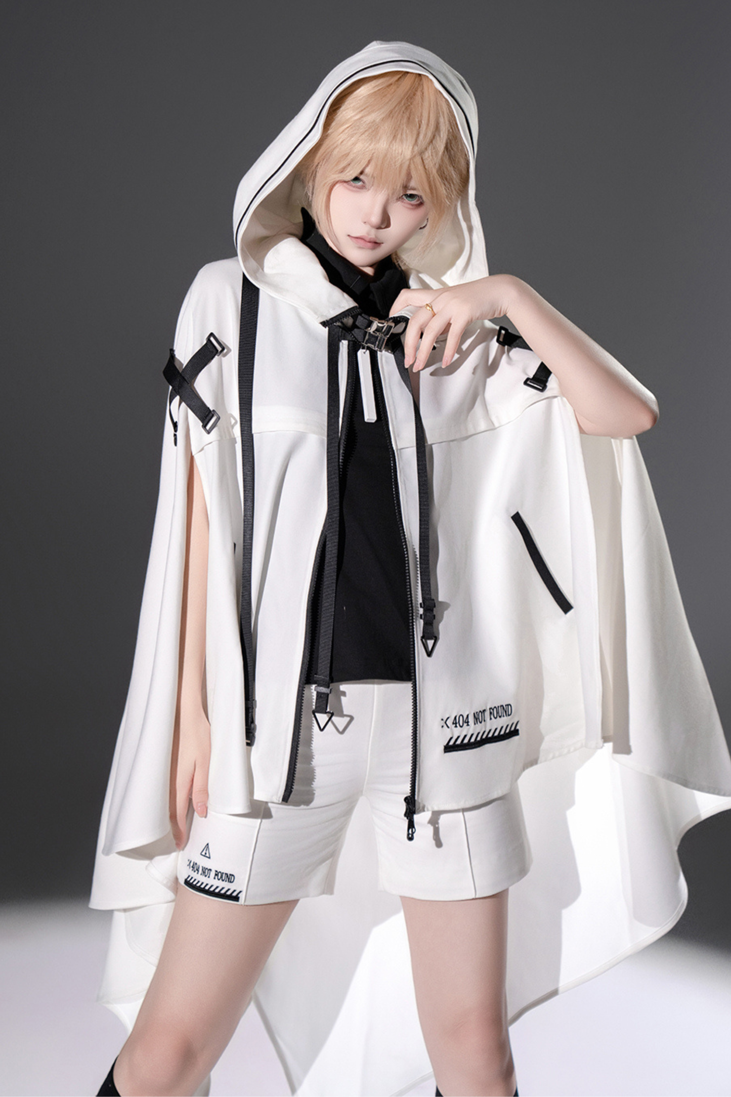 皇子フードケープ+パンツ+トップス