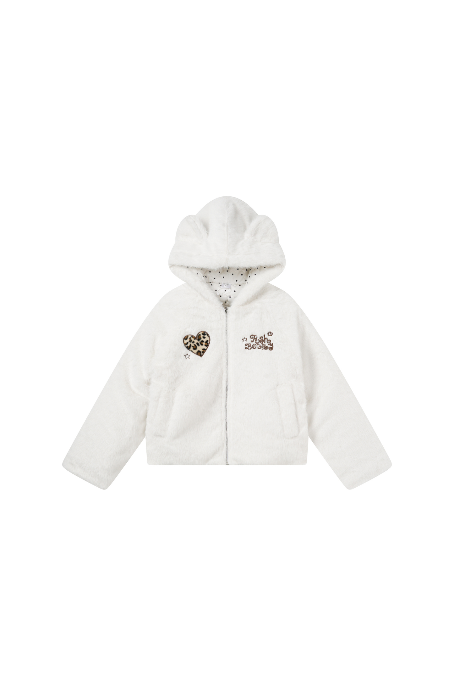 ファーベアフードリバーシブルジャケット