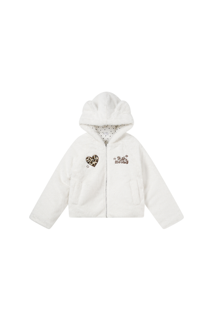 ファーベアフードリバーシブルジャケット