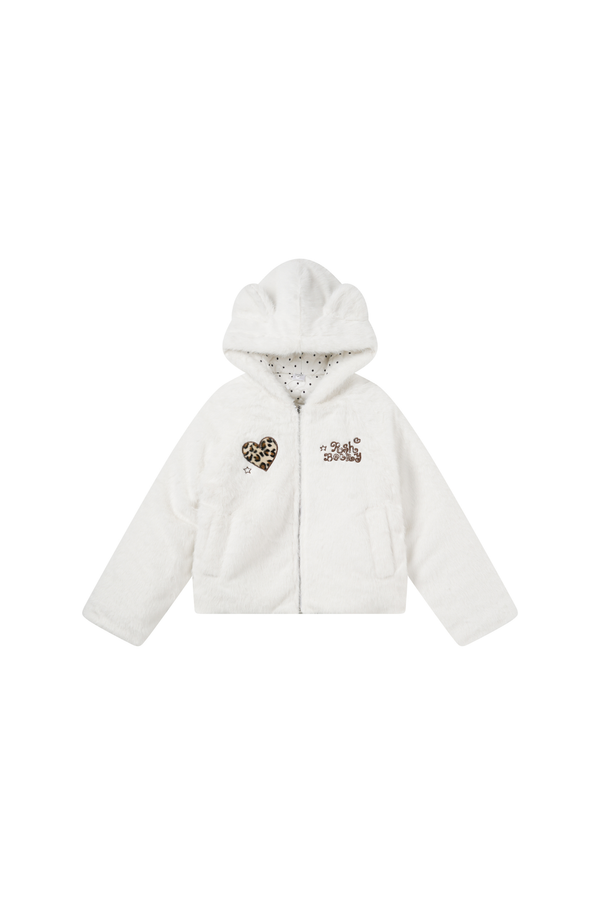 ファーベアフードリバーシブルジャケット