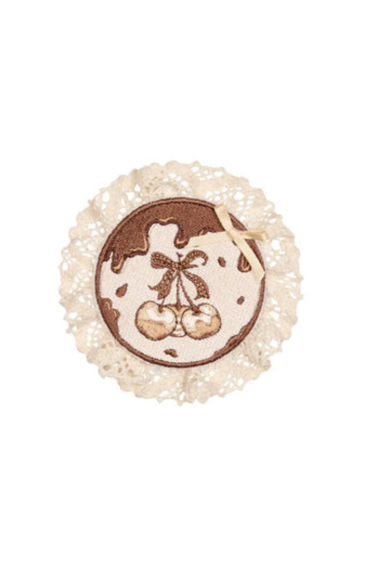 Kleines Bär-Dessert-Haus Kleid + Rock + Schürze + Brosche + Überrock